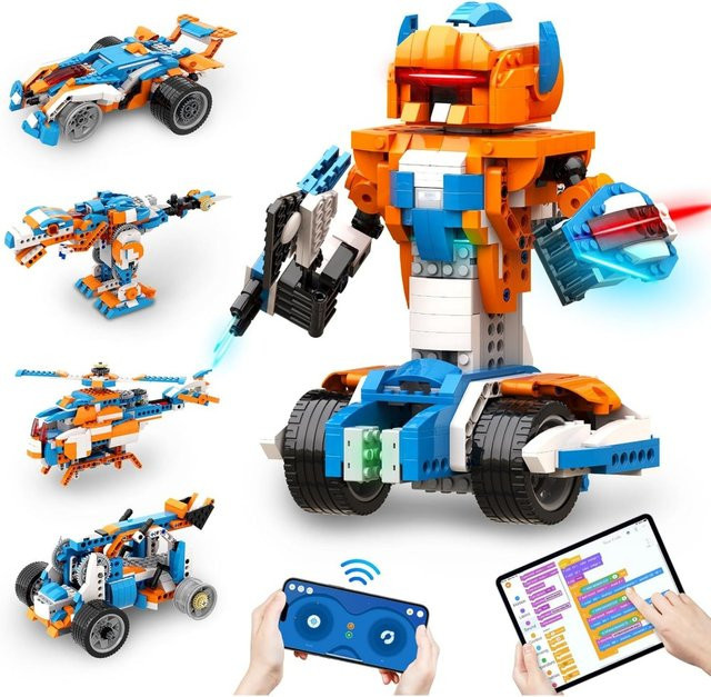 Apitor Robot X, Bausatz, STEM Robotik-Coding-Set, APP-Fernsteuerung, ab 8 Jahre - Bild 1