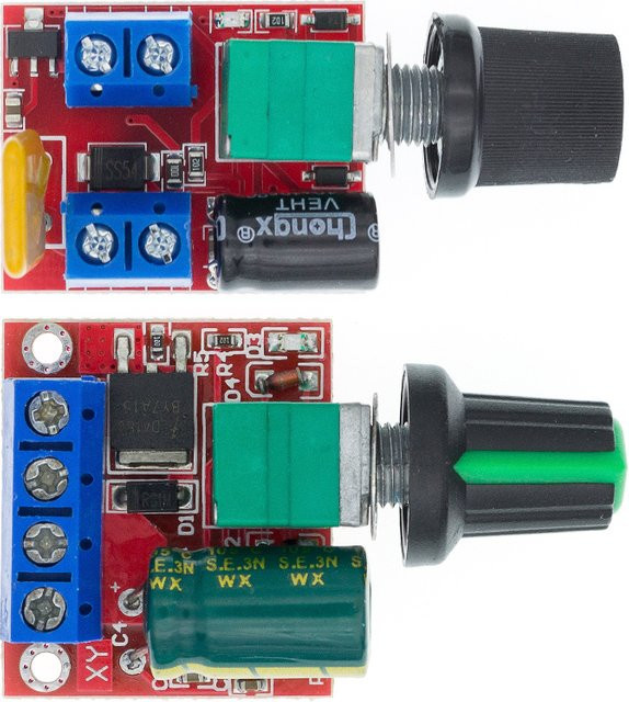AITEXM ROBOT PWM DC Motor Drehzahlregler Modul PN35, 4,5 V-35V 5A 90W, Rot - Bild 1