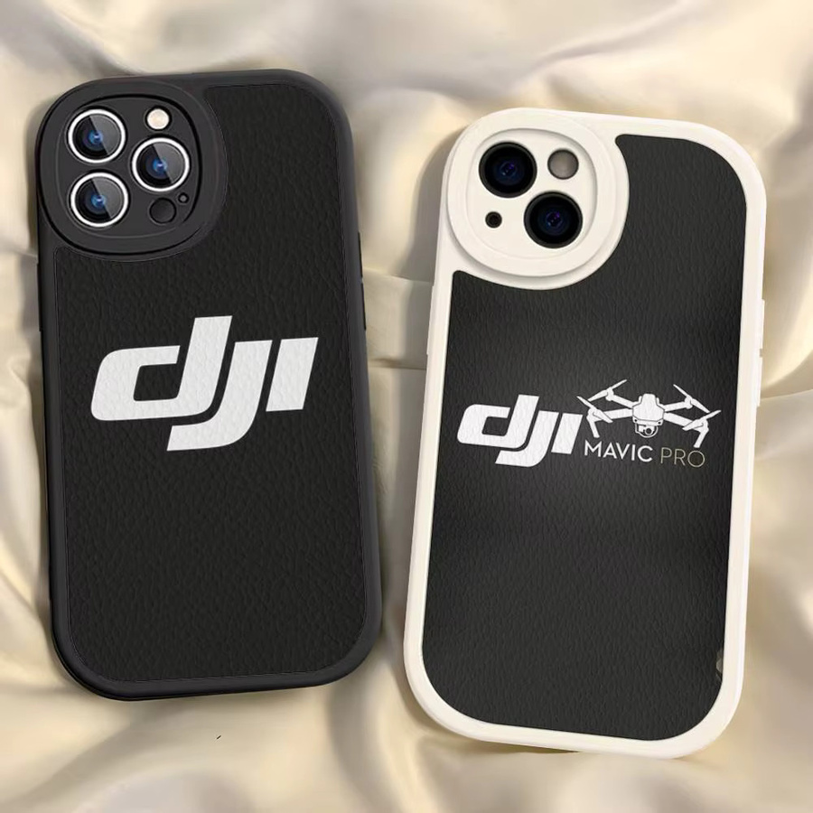DJI Lederhülle für iPhone 11 12 13 14 15 16 Pro Max Plus in Schwarz - Bild 3