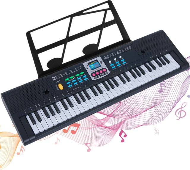 Elektronische Tastatur, 61 Tasten, Aufnahme Wiedergabe, Piano Starter Kit - Bild 1