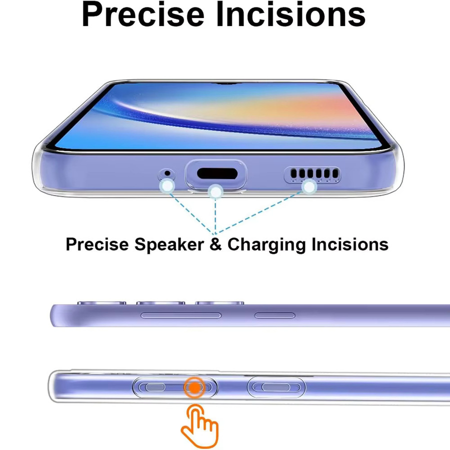 Transparente Silikon-Schutzhülle für Samsung Galaxy A-Serie (A17 A27 A37 A57 A07 A16 A06 A56 A36 A26 A55 A35 A25 A15 A05s A54 A34 A24 A14) - Bild 2