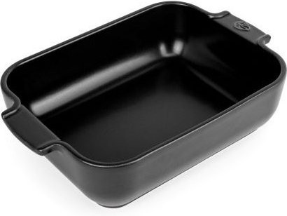 Peugeot Auflaufform APPOLIA aus Steinzeug, Schwarz, Rechteckig, B/T/H: 25,0 x 16,8 x 6,2 cm - Bild 1