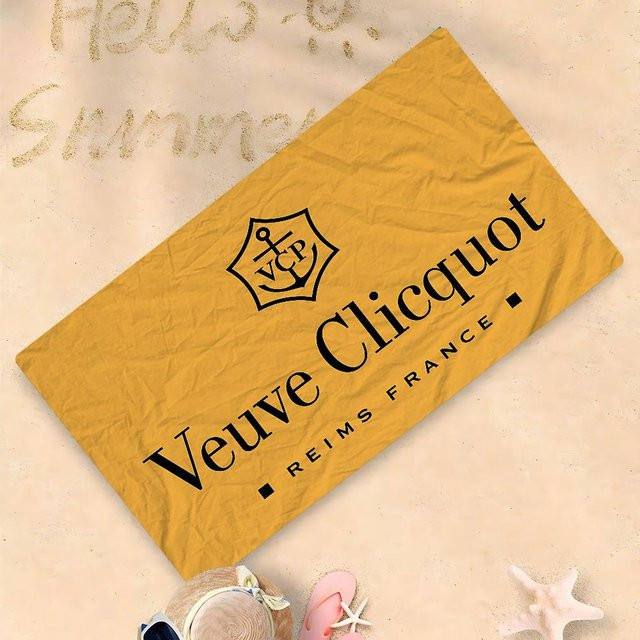 V-Veuve C-clicquot Anime Strandschwimmtuch für Kinder, gelb, B: 89 cm, H: 183 cm - Bild 1