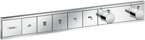 Hansgrohe RainSelect UP-Thermostat Fertigmontageset mit 5 Verbrauchern in Chrom - Bild 1