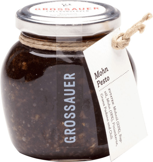 Grossauer Edelkonserven Mohn-Pesto 180 g - Bild 1