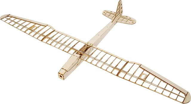 Real Hawk Sunbird Segelflugzeug, Modellbausatz, Holzmodell-Flugzeug - Bild 1