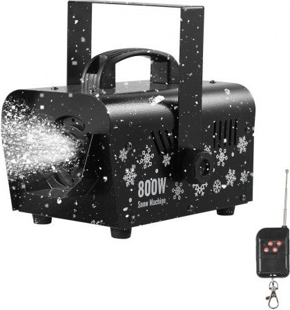 VEVOR Schneemaschine 1500W mit 5L Tank und Fernbedienung in Schwarz für Innen- und Außenbereich - Bild 1