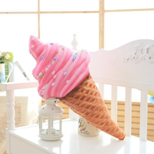 Yiran toy Süßes Eis Plüschkissen, Plüschtier, Bunt / Mehrfarbig - Bild 1