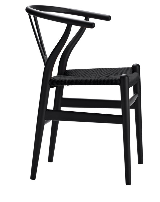 Carl Hansen & Søn CH24 Y Wishbone Stuhl in Schwarz Matt - Bild 3
