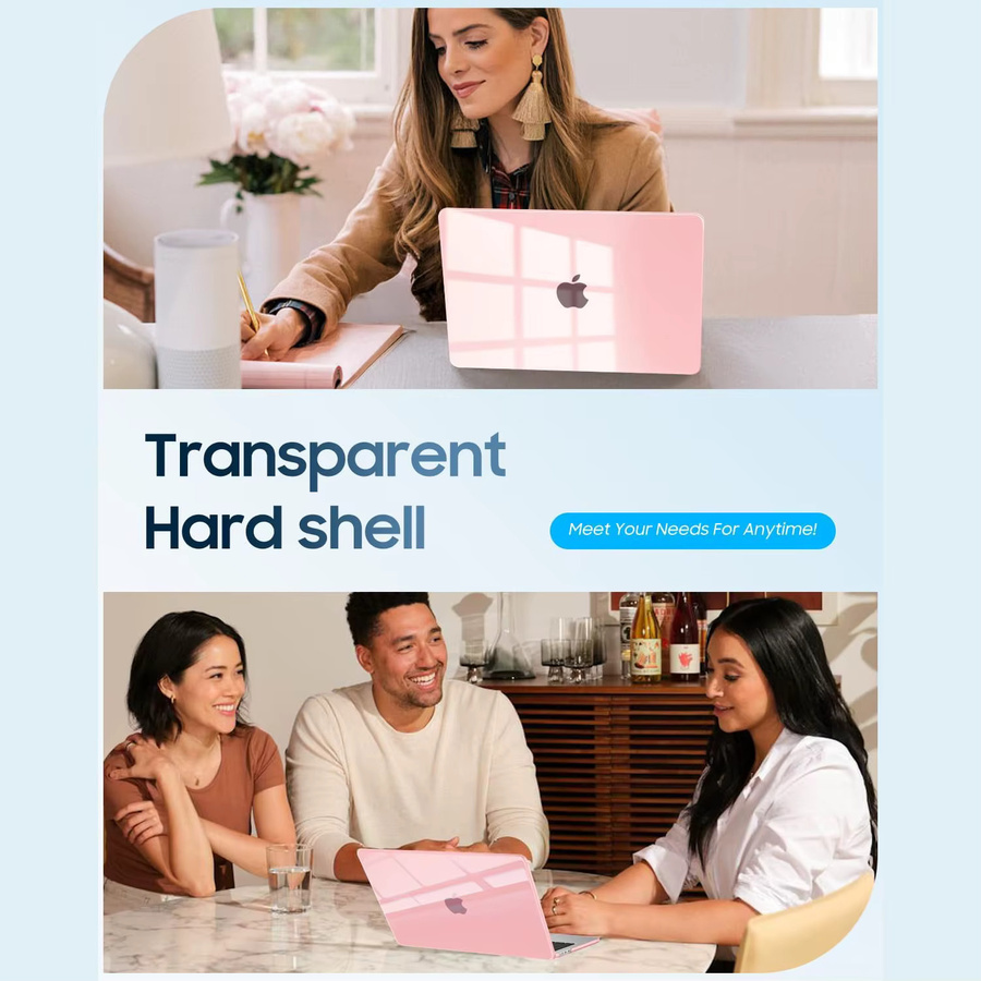 Transparente Hartschalen-Hülle für Apple MacBook Neo 13 Zoll 2026 Modell A3404 mit A18 Pro Chip - Bild 2