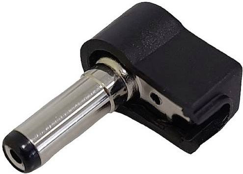 BKL Electronic Niedervolt-Steckverbinder Stecker gewinkelt Schwarz 5,5mm 2,1mm - Bild 1