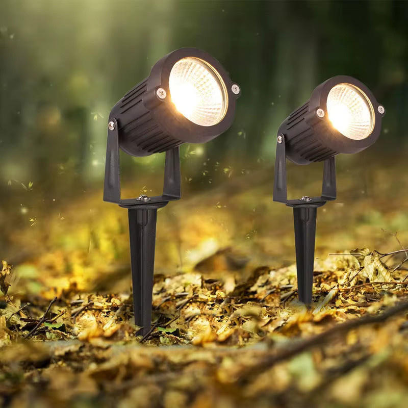 6er Set CTEEATE LED Gartenstrahler mit Bodenstecker für Außenbereich, Wasserdichte Landschaftsbeleuchtung für Rasen und Pfad, Grün - Bild 3