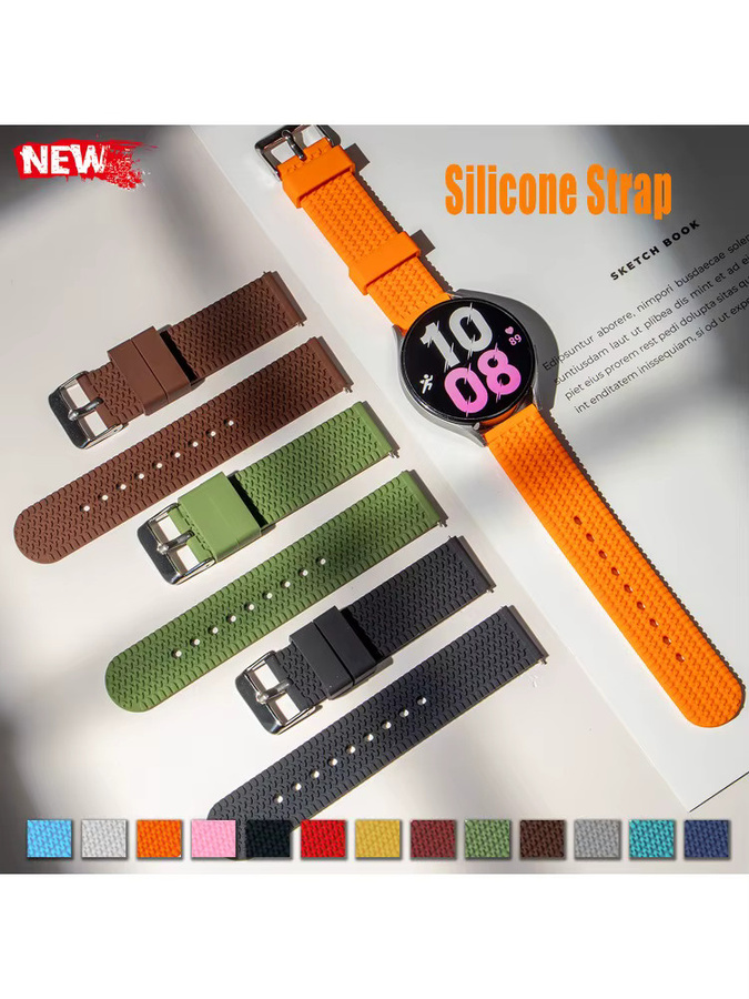 CAOWTAN Uhrenarmband Silikon, grün, Unisex - Bild 6