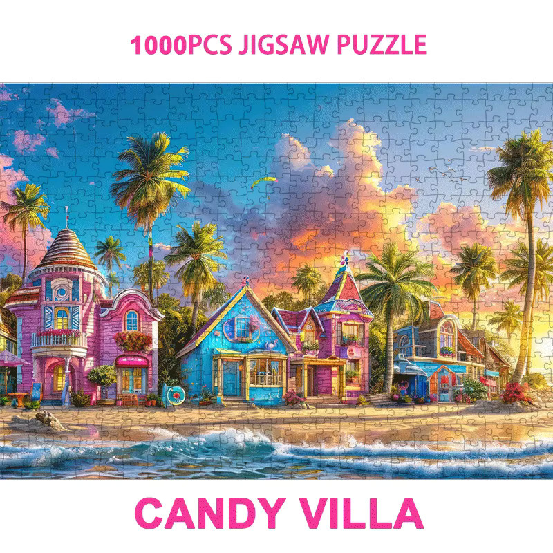 MaxRenard Candy Villa Puzzle, 1.000 Teile - Bild 2