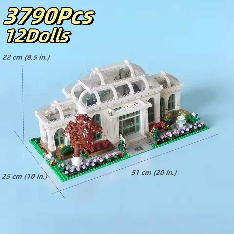 Potdemiel Botanischer Garten Straßenansicht-Modell aus Kunststoff als Wohndekor-Ornament - Bild 6