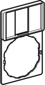 Schneider Electric Schildträger ZBZ33 in Weiß, B: 50 cm, H: 30 cm - Bild 1