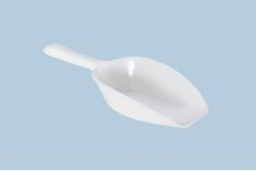 Hünersdorff Abfüllschaufel aus Kunststoff, Volumen: 110 ml, Farbe: Transparent, Länge: 18,7 cm - Bild 1