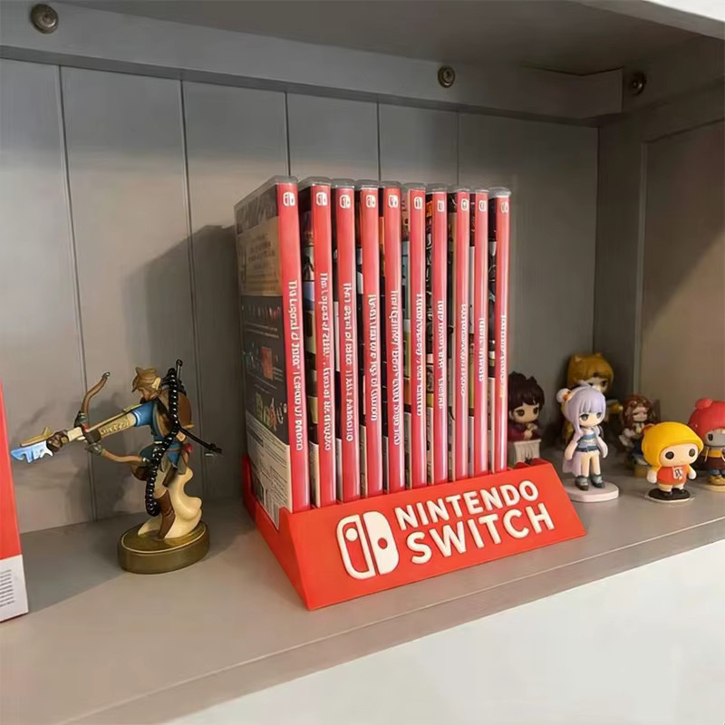 Bandai Aufbewahrungsbox für Nintendo Switch Spieldiscs und Kassetten in Rot mit 8 oder 12 Fächern - Bild 3