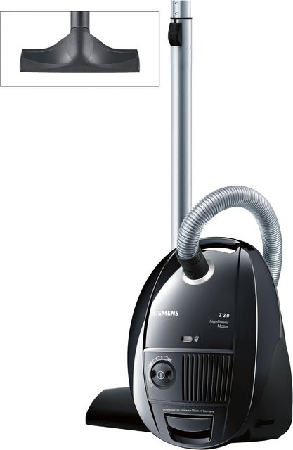 Siemens Bodenstaubsauger VSZ3B212 in Schwarz - Bild 1