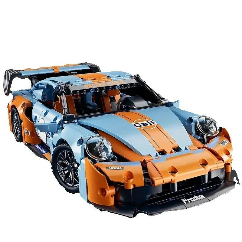 Yiran toy Supersportwagen Rennwagen-Baustein blau 1243 Teile ab 14 Jahren - Bild 2