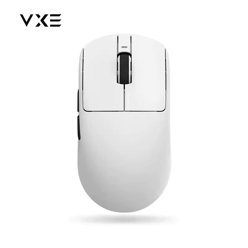 ATK VXE R1 Pro MAX Dragonfly Gaming-Maus in Weiß mit PAW3395 Sensor, kabellose Bluetooth und 2,4 GHz Verbindung, ergonomisches Design für E-Sport - Bild 3