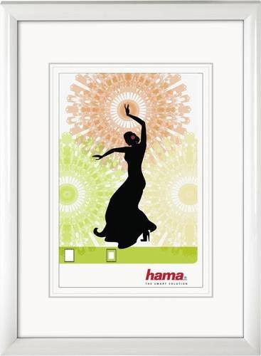 Hama Kunststoffrahmen Madrid in Weiß für DIN A4, Breite: 21 cm, Höhe: 29,7 cm - Bild 1