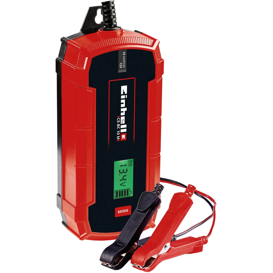 Einhell Batterie-Ladegerät CE-BC 10 M in Rot und Schwarz - Bild 2