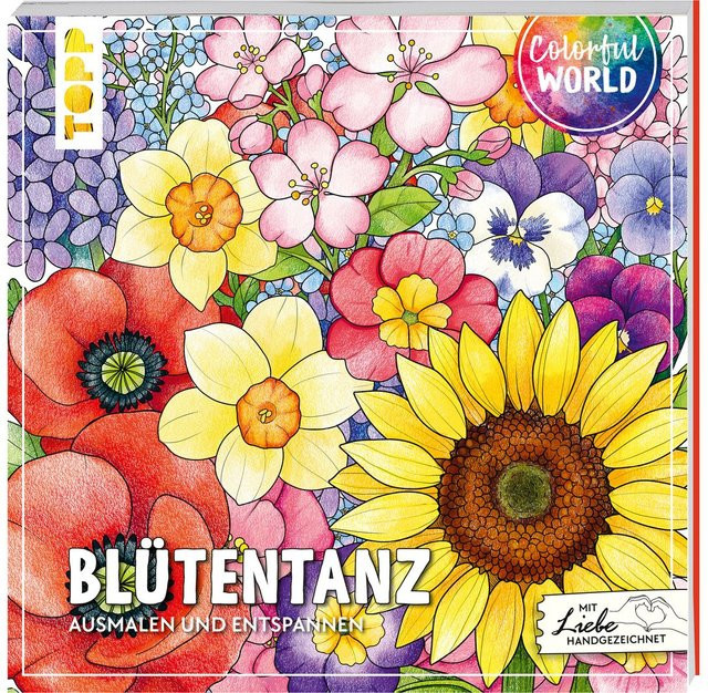 TOPP Colorful World - Blütentanz Buch auf Deutsch - Bild 1