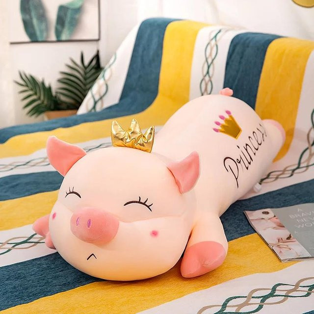 Kidsly Rosa Krone Schwein Plüschtier, Puppe, ab 14 Jahren - Bild 1