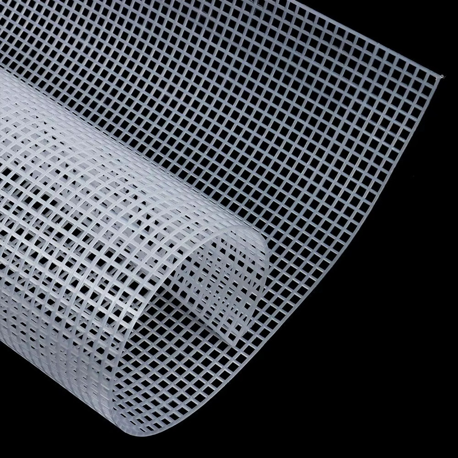 Generic Kunststoff-Mesh-Stoff in Schwarz für DIY-Handwerksprojekte wie Taschen und Teppiche - Bild 2