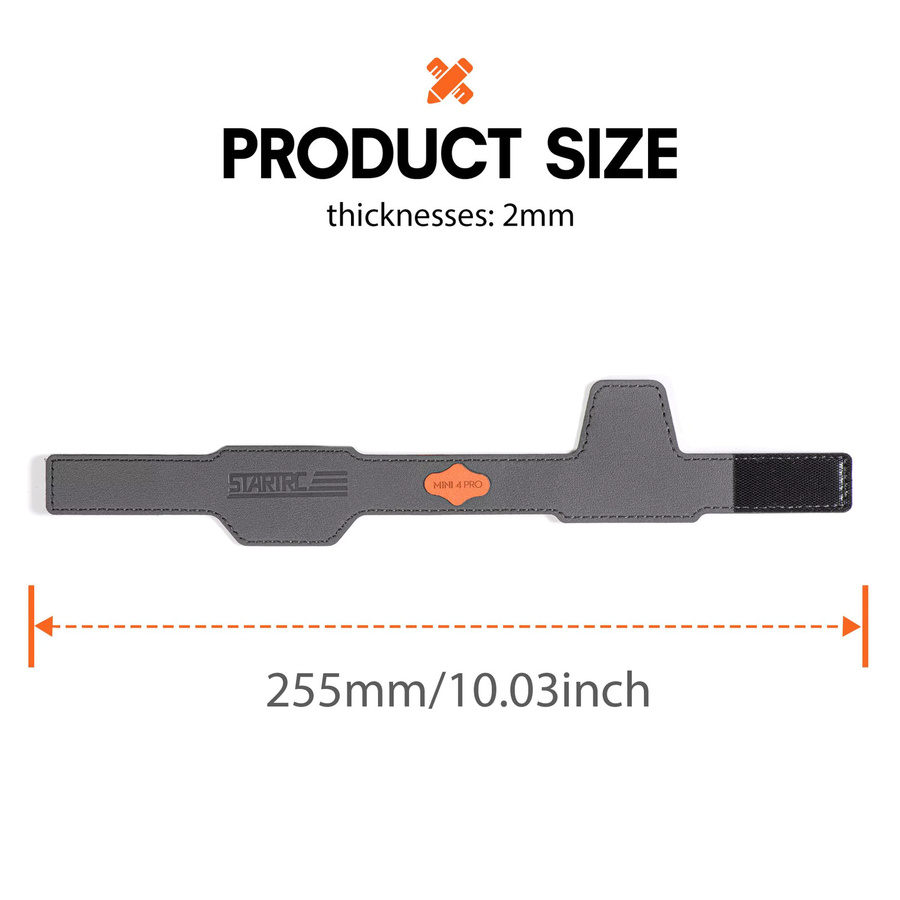 DJI Propellerhalter und Propellerschutzgurt für DJI Mini 4 Pro und RC 2 in Grau - Bild 5