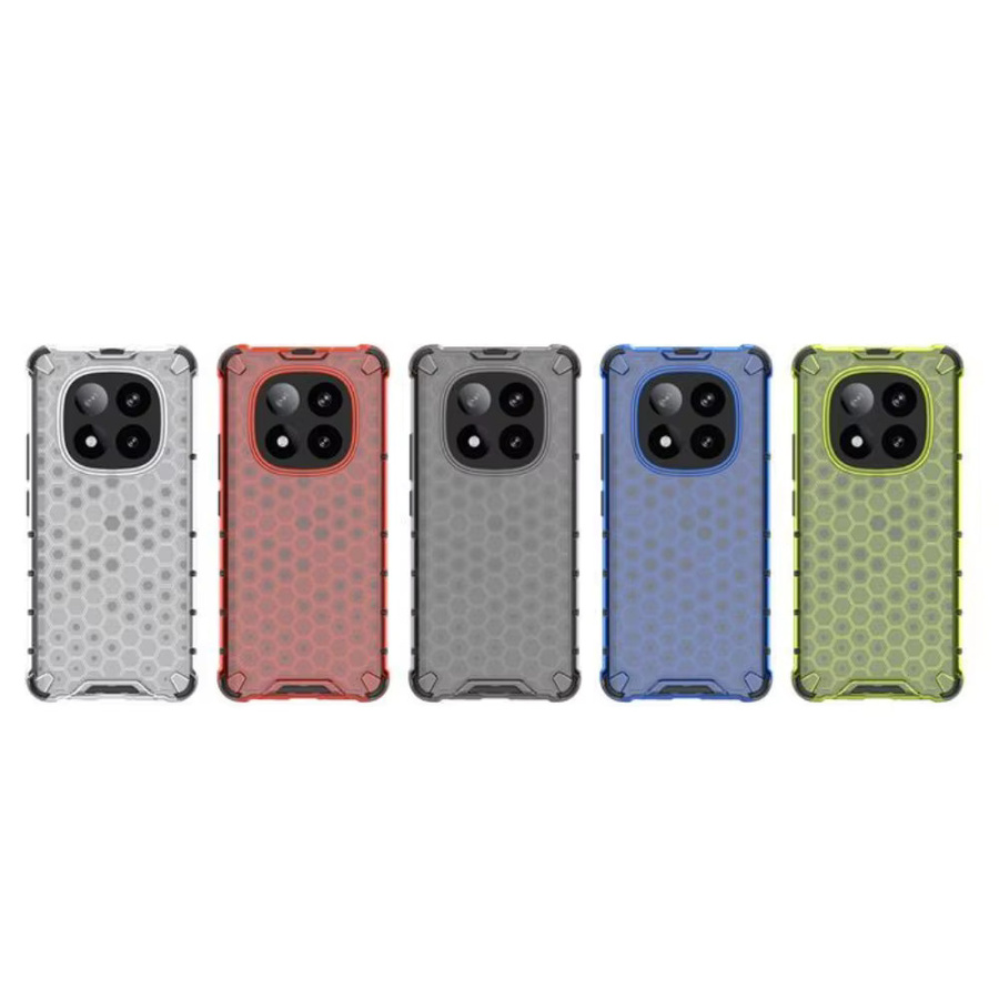 Transparente Waben-Handyhülle für Xiaomi POCO M8 Pro, X8, X7Pro und Redmi Note15 Pro 4G/5G Sturzsichere Schutzhülle - Bild 2