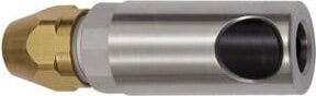 Riegler Druckknopf-Sicherheitskupplung NW 8, ISO 6150 C, Edelstahl, Silber - Bild 1