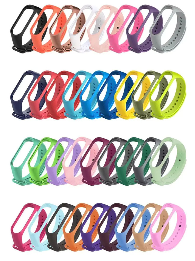 Armband für Xiaomi Mi Band, Silikon, Bunt, Unisex - Bild 2