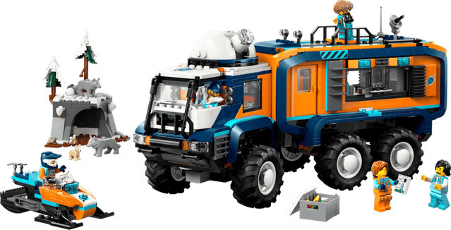 LEGO City Arktis-Truck mit Labor Konstruktionsspielzeug ab 8 Jahren - Bild 2