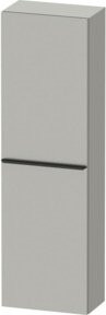 Duravit Halbhochschrank D-Neo Wandmontage, Schwarz/Grau, B: 40 cm, T: 24 cm, H: 132 cm - Bild 1