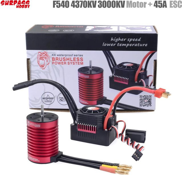 SURPASS HOBBY Wasserdichtes Combo-Set F540, Bürstenloser Motor mit 45A ESC - Bild 1