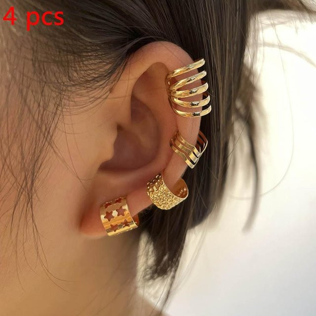 Ohrringe Clip Ohrringe, Gold, Damen - Bild 1