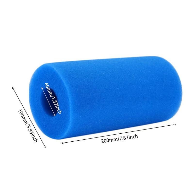 Intex Schwimmbadfilter Typ A Schaumstoffkartusche in Blau, wiederverwendbar und waschbar - Bild 2