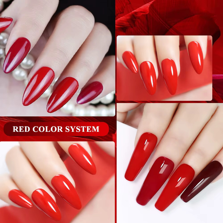 Clou Beaute Color Gel Nagellack, Red, 15 ml - Bild 3