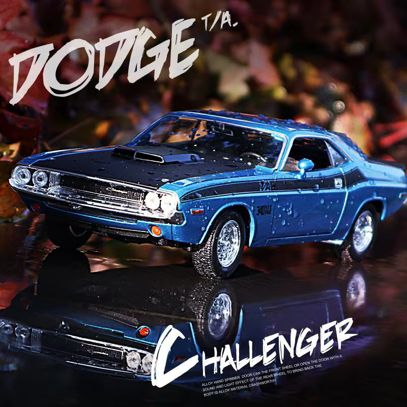 WELLY Dodge Challenger T/A 1970, Miniaturmodellauto, 1:24, Metall - Bild 3