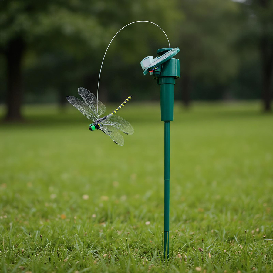 Wetterfester Solar Fliegenabwehrer aus PVC für Garten und Outdoor zur Mückenabwehr - Bild 2