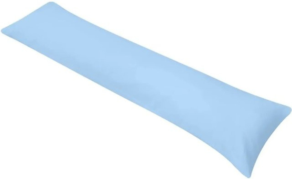 vidaXL Seitenschläferkissen aus Mikrofaser in Blau, B/H: 40 x 145 cm