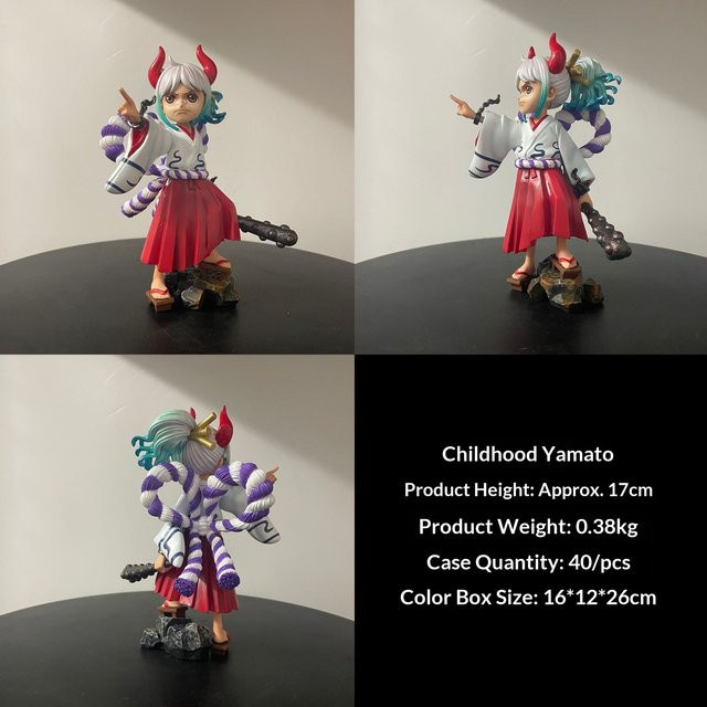 Bandai One Piece Wano Country Childhood Yamato Figur, 17 cm, Einzelfigur - Bild 1