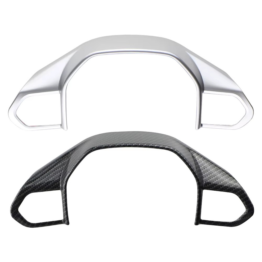 Lenkrad Zierleisten Set aus ABS Carbon Faser für Peugeot 3008 GT 4008 5008 Dekorative Rahmen Abdeckung Auto Styling - Bild 3
