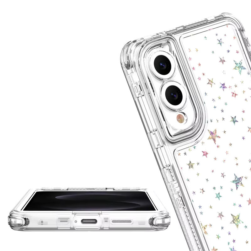 Transparente 3in1 Hybrid Schutzhülle aus Silikon und hartem PC für OPPO A79, A18 5G/4G, Reno 10, 12 Pro und R7 - Bild 2