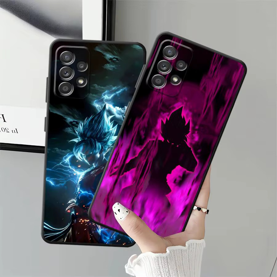 Dragon Ball Art Goku Handyhülle für Samsung Galaxy A-Serie in Schwarz - Bild 4