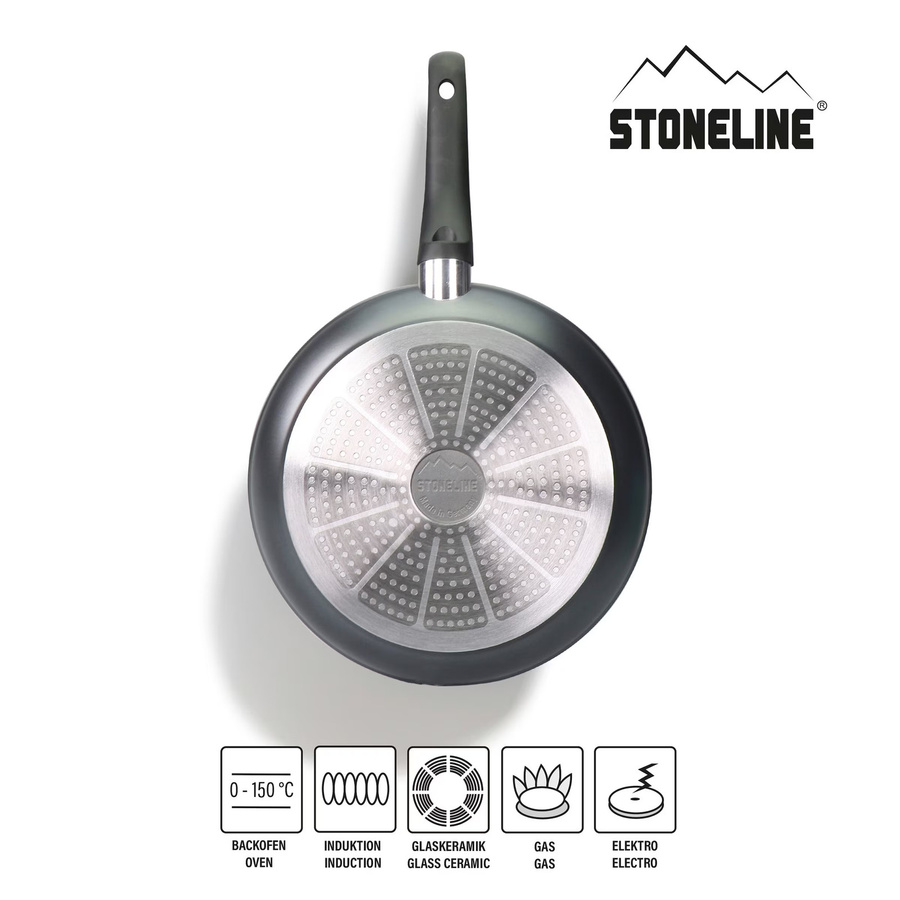 STONELINE Bratpfanne mit Magnet-Griff aus Aluminium und Keramik, Durchmesser: 24 cm - Bild 2