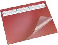 Schreibunterlage Läufer Durella DS mit 3-Jahres-Kalender, Rot, B: 65 cm, H: 52 cm - Bild 1