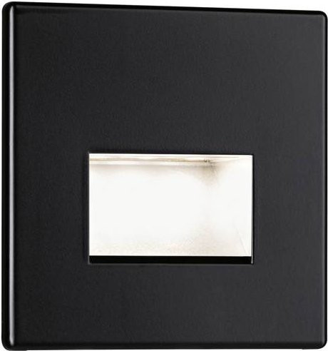 Paulmann EBL Edge LED-Wandeinbauleuchte Set, eckig, Schwarz matt - Bild 1